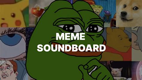 soundboard meme|Meme Soundboard: MP3 Memes Sound Effects Buttons